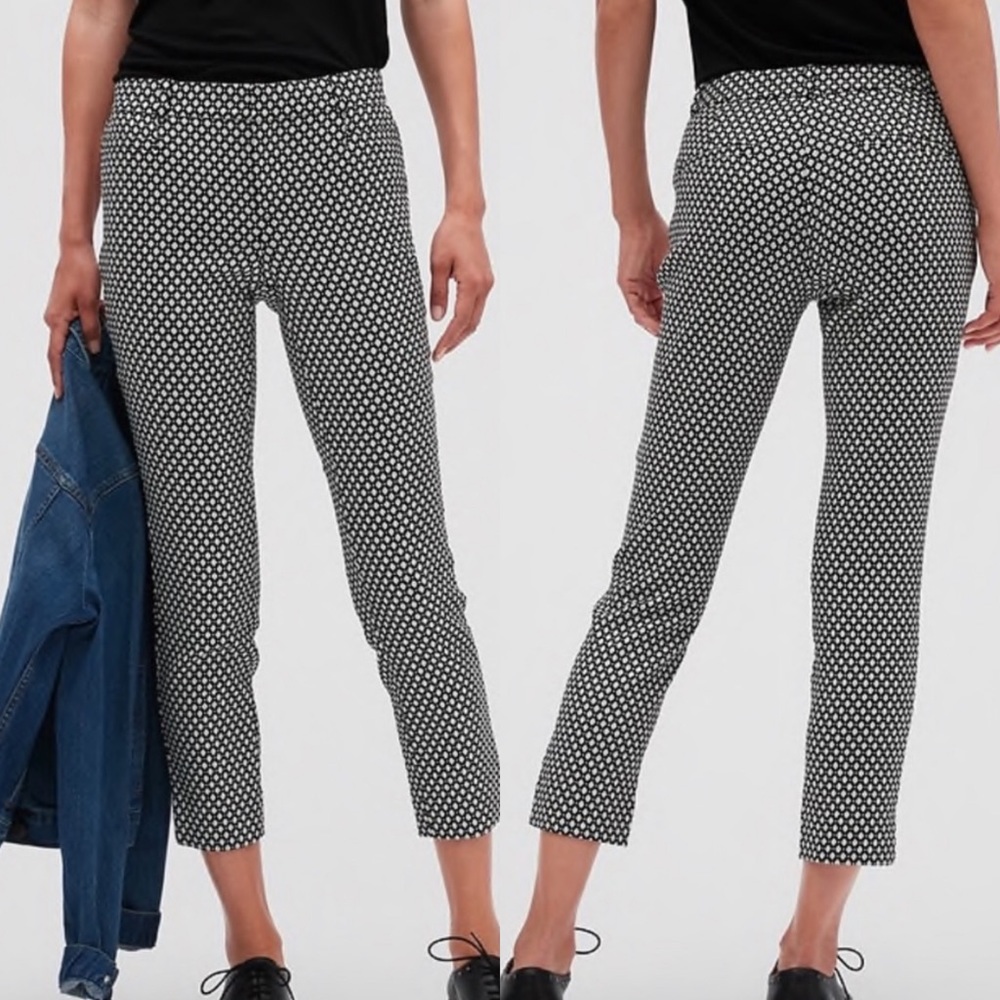 Banana Republic Sloan Jacquard Pants 12